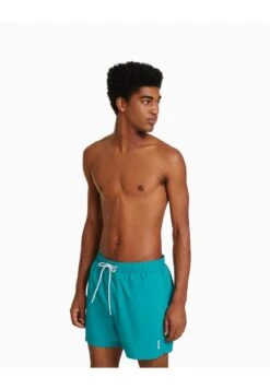 BERSHKA BASIC - Badeshorts - Turquoise