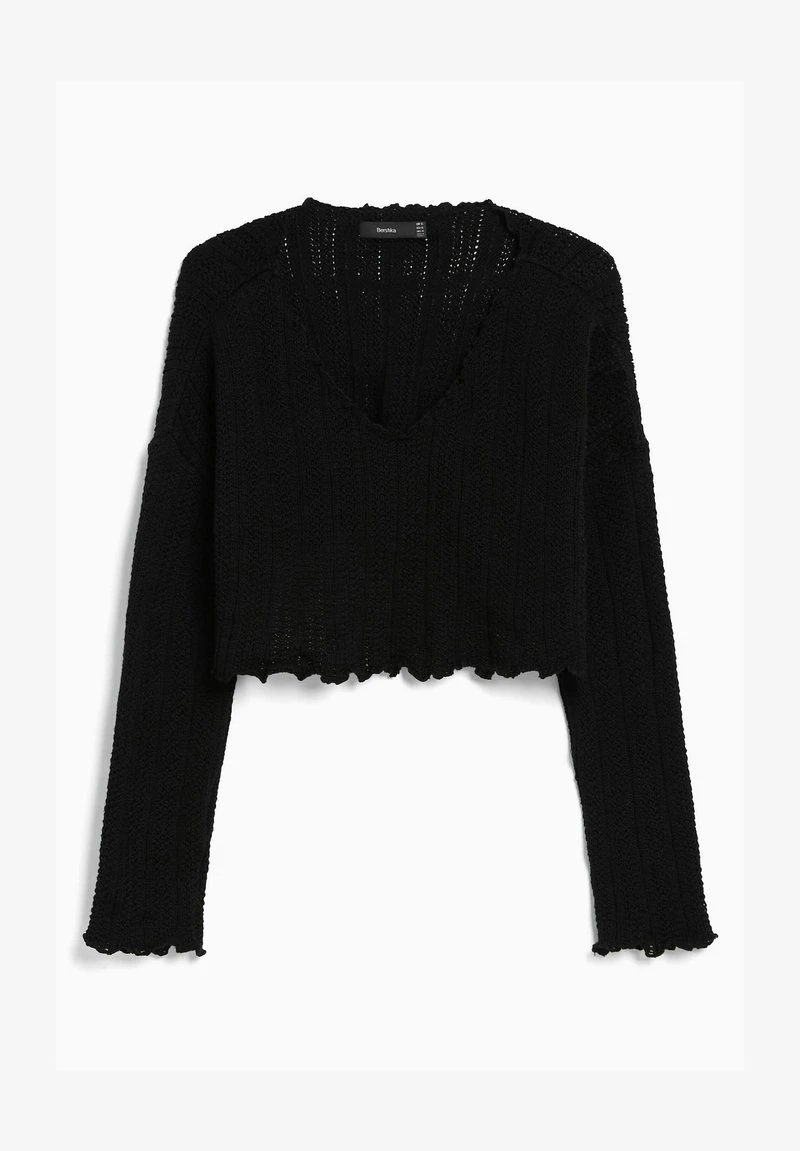 BERSHKA RUSTIC - Strickpullover - Black 7 BERSHKA RUSTIC - Strickpullover - Black – Bild 5