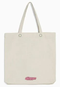 BERSHKA POWERPUFF - PRINT - Shopping Bag - Beige -Bershka Verkaufsgeschäft cfae69e844834f65857f75371e1864a0