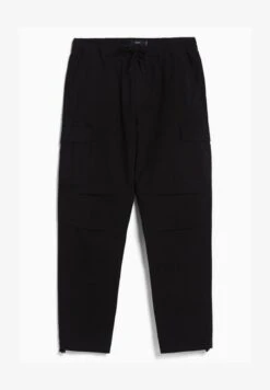 BERSHKA STOPPERS - Cargohose - Black -Bershka Verkaufsgeschäft cfeaffc082cd43a09652ef0fb0ae8126