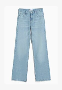 BERSHKA WITH RHINESTONE DETAILS - Jeans Straight Leg - Light Blue Denim -Bershka Verkaufsgeschäft d0578be1b1f44baf89801453adc5fdc0