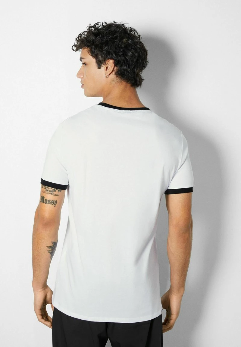 BERSHKA REGULAR FIT SHORT SLEEVE PRINT - T-Shirt Print - Pink 5 BERSHKA REGULAR FIT SHORT SLEEVE PRINT - T-Shirt Print - Pink – Bild 3