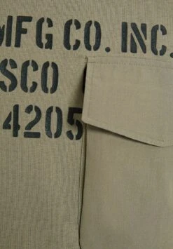 BERSHKA SHORT SLEEVE BOXY FIT WITH PRINT - T-Shirt Print - Khaki -Bershka Verkaufsgeschäft d3bb010a67bc4e01b54ece32fd4540dc