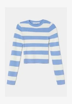 BERSHKA ROUND NECK 01785653 - Strickpullover - Dark Blue -Bershka Verkaufsgeschäft d49d9d88d7ff4de981b30021a6d93932