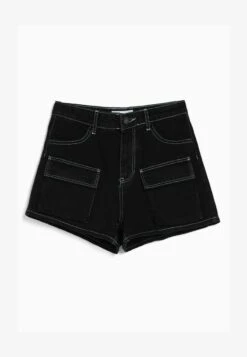 BERSHKA CARGO - Jeans Shorts - Black 13 BERSHKA CARGO - Jeans Shorts - Black -Bershka Verkaufsgeschäft d52705d166de48f68320cdf240ce7a25