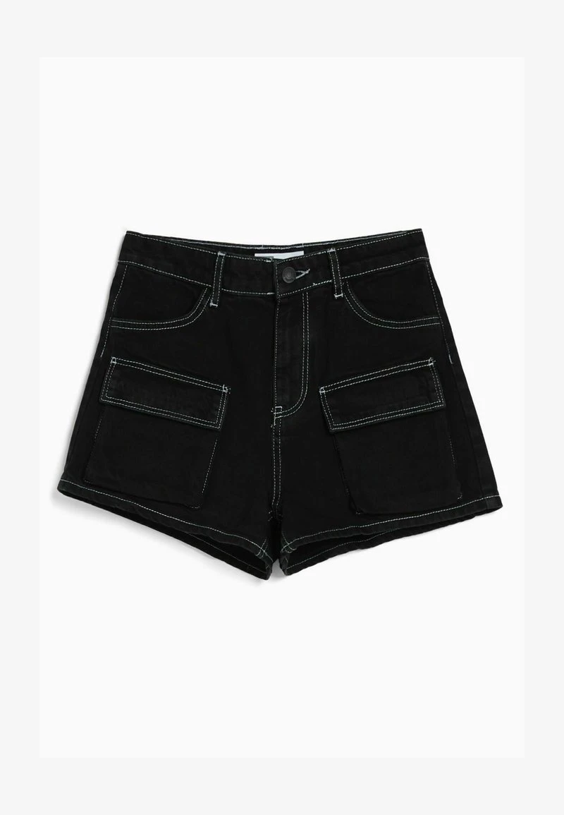 BERSHKA CARGO - Jeans Shorts - Black 8 BERSHKA CARGO - Jeans Shorts - Black – Bild 6