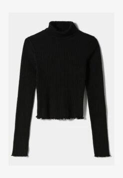 BERSHKA HIGH NECK - Strickpullover - Black 12 BERSHKA HIGH NECK - Strickpullover - Black -Bershka Verkaufsgeschäft d63f80309c0b44e093122d1031105782