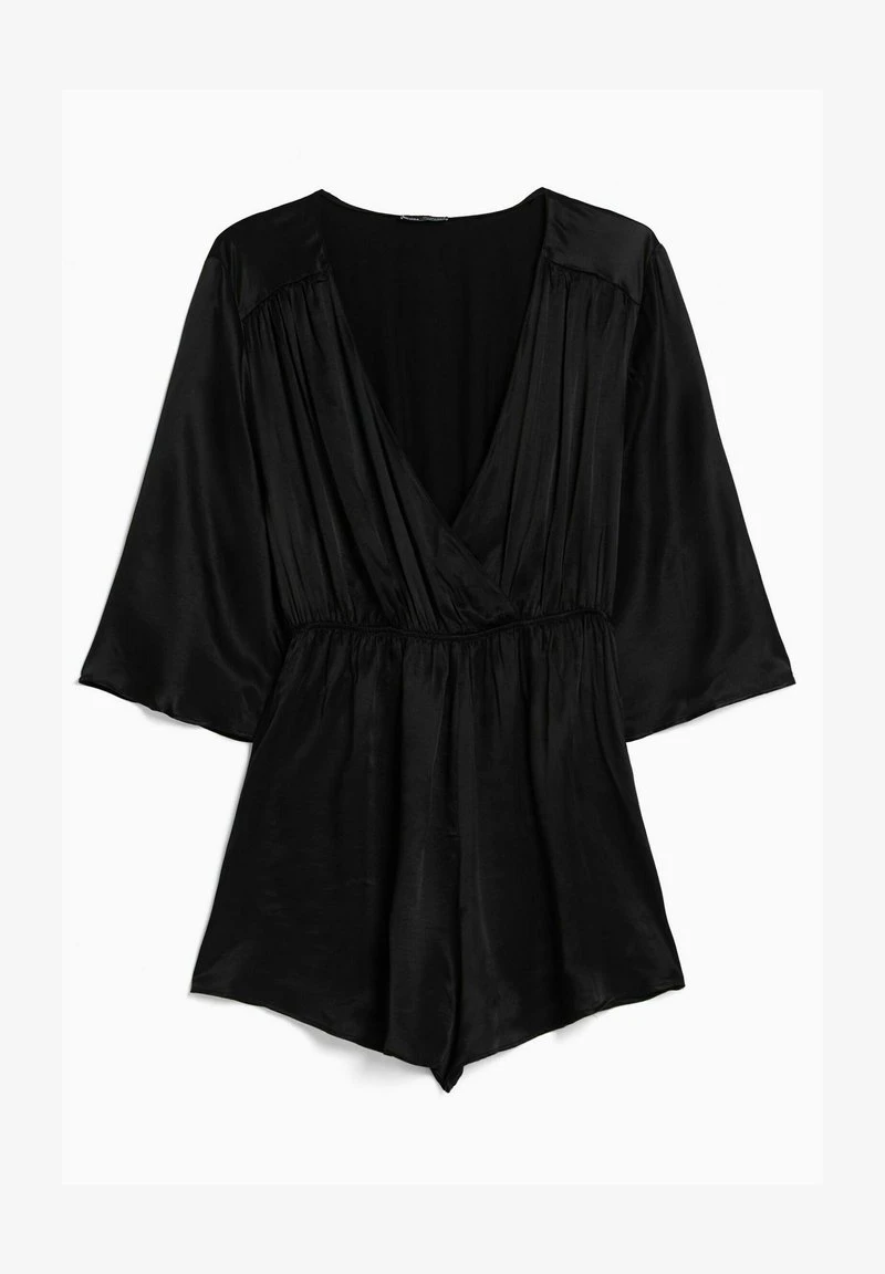 BERSHKA SURPLICE - Jumpsuit - Black 8 BERSHKA SURPLICE - Jumpsuit - Black – Bild 6
