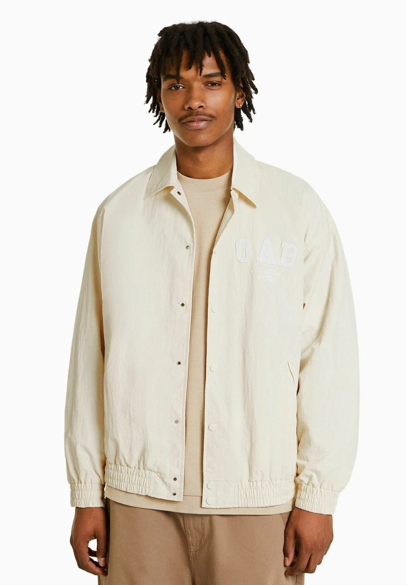 BERSHKA LIGHTWEIGHT EFFECT - Leichte Jacke - Light Yellow 3 BERSHKA LIGHTWEIGHT EFFECT - Leichte Jacke - Light Yellow