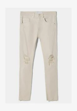 BERSHKA RIPPED - Jeans Slim Fit - Beige 11 BERSHKA RIPPED - Jeans Slim Fit - Beige -Bershka Verkaufsgeschäft d6dd9cd144ee4a89b80aa2f6fed15417