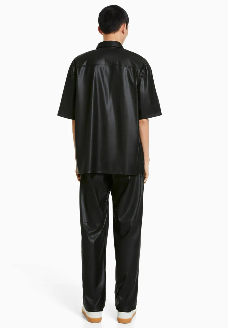 BERSHKA SEMI - Stoffhose - Black 4 BERSHKA SEMI - Stoffhose - Black – Bild 2