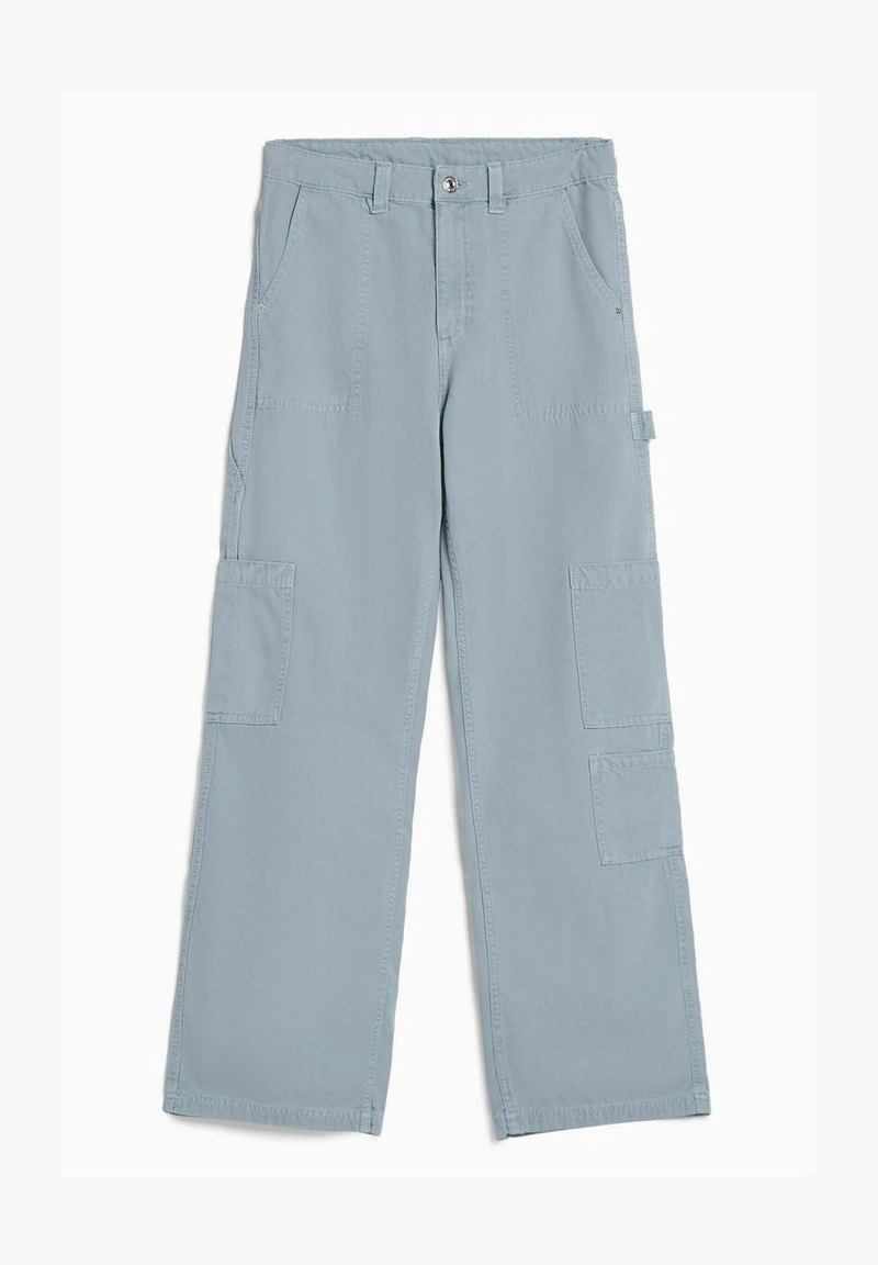 BERSHKA RELAXED FIT CARPENTER - Cargohose - Light Blue 6 BERSHKA RELAXED FIT CARPENTER - Cargohose - Light Blue – Bild 4