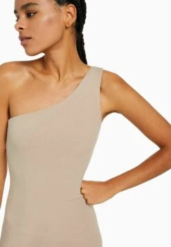 BERSHKA Etuikleid - Beige -Bershka Verkaufsgeschäft d9d91b7dd39742c79f51c599ef3bb13c