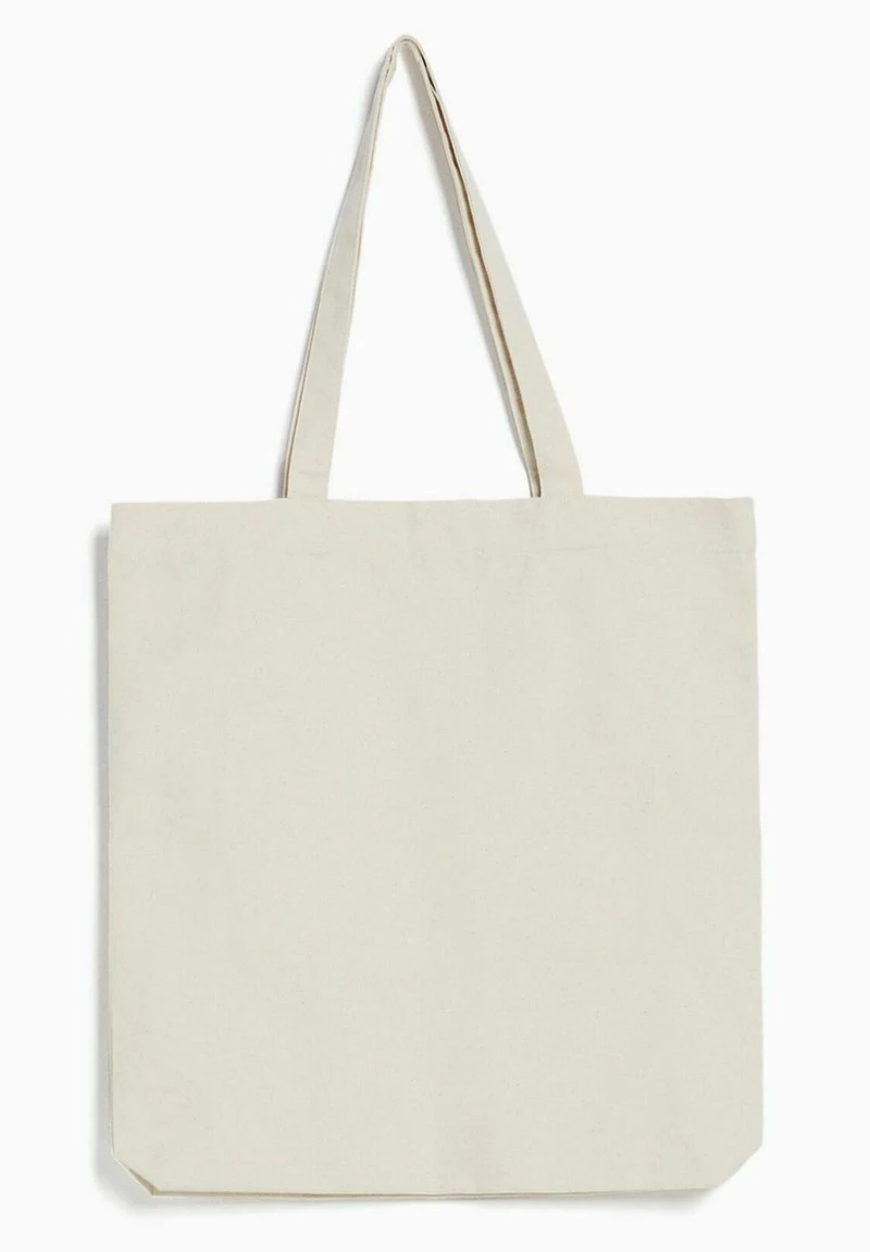 BERSHKA PRINTED CANVAS - Shopping Bag - Beige 6 BERSHKA PRINTED CANVAS - Shopping Bag - Beige – Bild 4