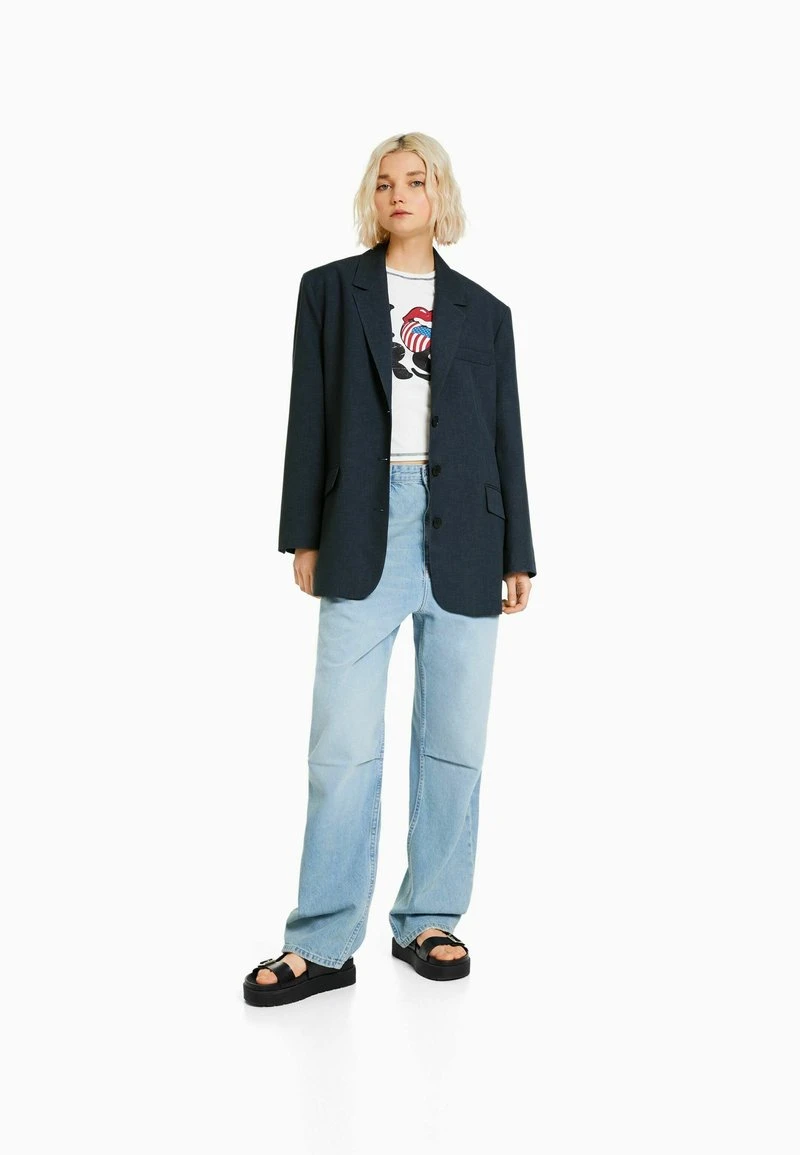 BERSHKA TAILORED - Kurzmantel - Grey 3 BERSHKA TAILORED - Kurzmantel - Grey