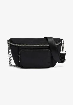BERSHKA ZIPS - Gürteltasche - Black -Bershka Verkaufsgeschäft dcaeb766b8a14ceda40c33a953c5fd46