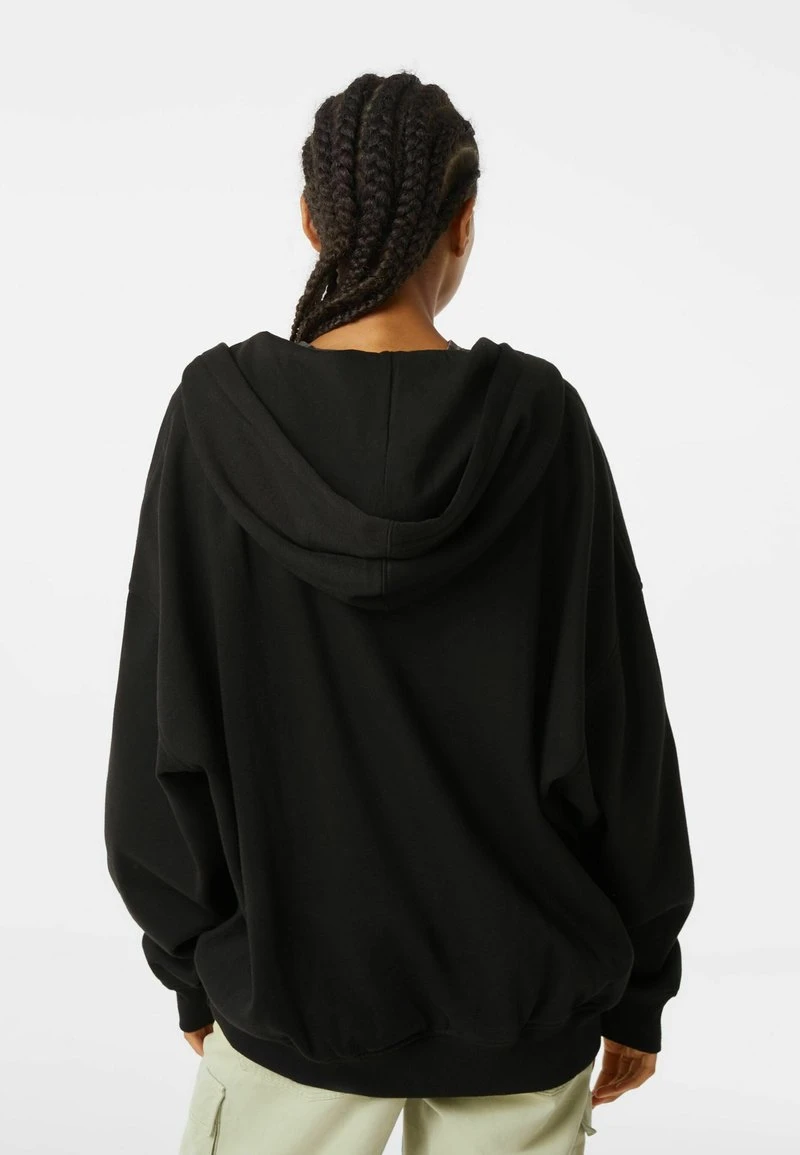 BERSHKA OVERSIZE PLUSH 07073670 - Sweatjacke - Black 5 BERSHKA OVERSIZE PLUSH 07073670 - Sweatjacke - Black – Bild 3
