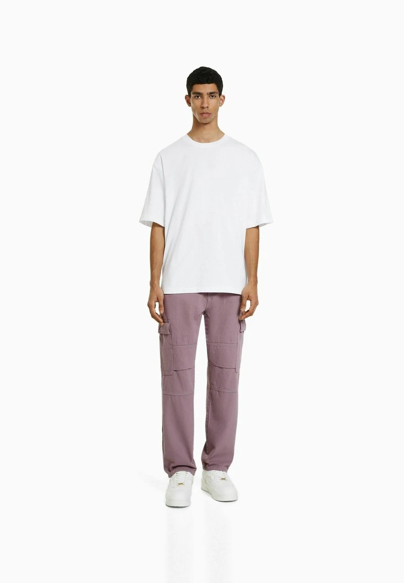 BERSHKA Jeans Relaxed Fit - Mauve 4 BERSHKA Jeans Relaxed Fit - Mauve – Bild 2