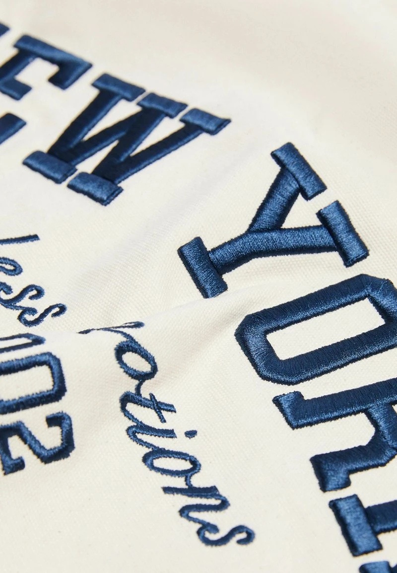 BERSHKA PRINTED CANVAS - Shopping Bag - Beige 7 BERSHKA PRINTED CANVAS - Shopping Bag - Beige – Bild 5