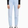 BERSHKA MOM - Jeans Relaxed Fit - Light Blue -Bershka Verkaufsgeschäft e02743a18e434db998b9244ac835bd46