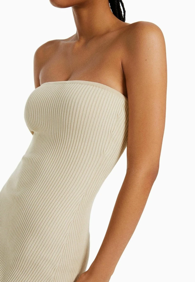 BERSHKA Maxikleid - Beige 6 BERSHKA Maxikleid - Beige – Bild 4