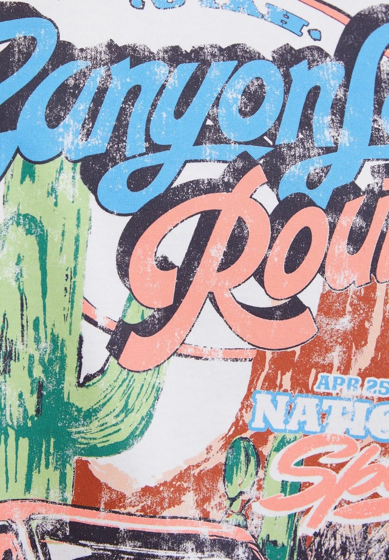 BERSHKA SHORT SLEEVE - T-Shirt Print - White 8 BERSHKA SHORT SLEEVE - T-Shirt Print - White – Bild 6