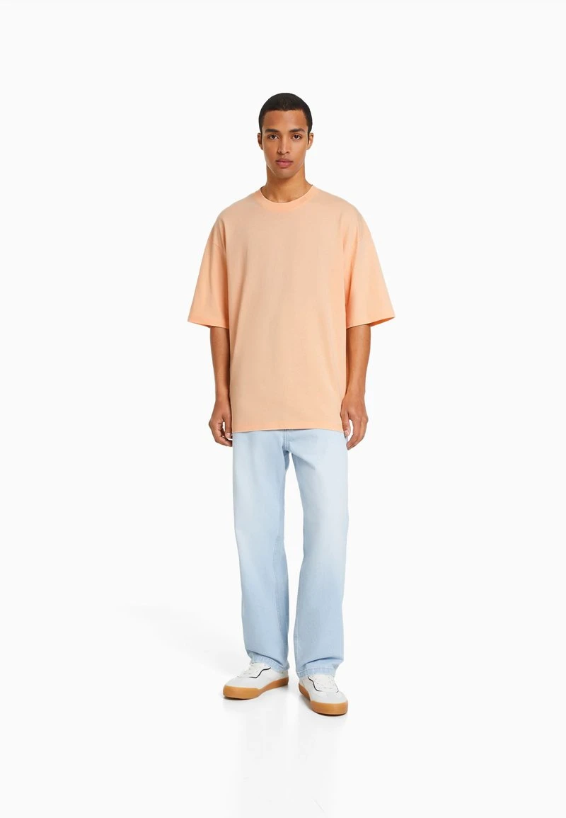 BERSHKA OVERSIZED SHORT SLEEVE - T-Shirt Basic - Mauve 4 BERSHKA OVERSIZED SHORT SLEEVE - T-Shirt Basic - Mauve – Bild 2