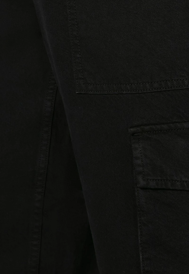 BERSHKA WIDE FIT - Cargohose - Black 7 BERSHKA WIDE FIT - Cargohose - Black – Bild 5