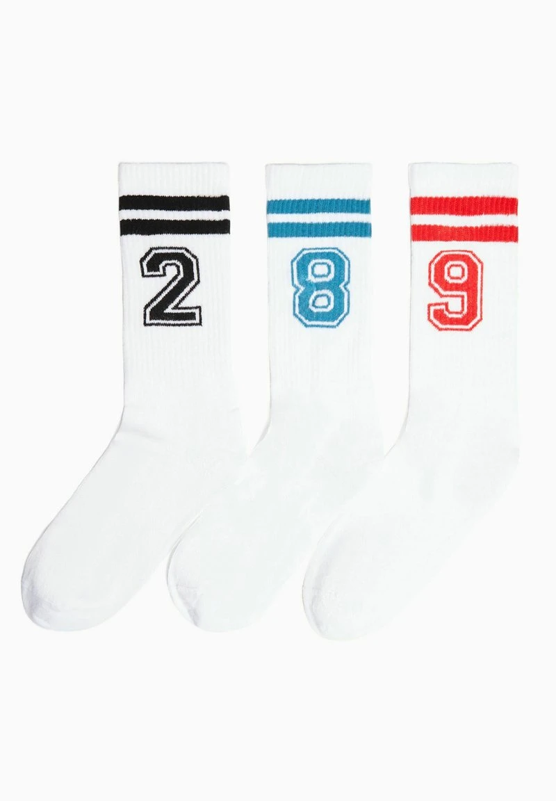 BERSHKA 3 PACK - Socken - Off White 8 BERSHKA 3 PACK - Socken - Off White – Bild 6