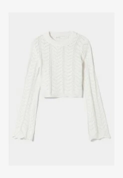 BERSHKA OPEN ROUND NECK - Strickpullover - Beige 13 BERSHKA OPEN ROUND NECK - Strickpullover - Beige -Bershka Verkaufsgeschäft e13a8262cc654a6ead99514247162636