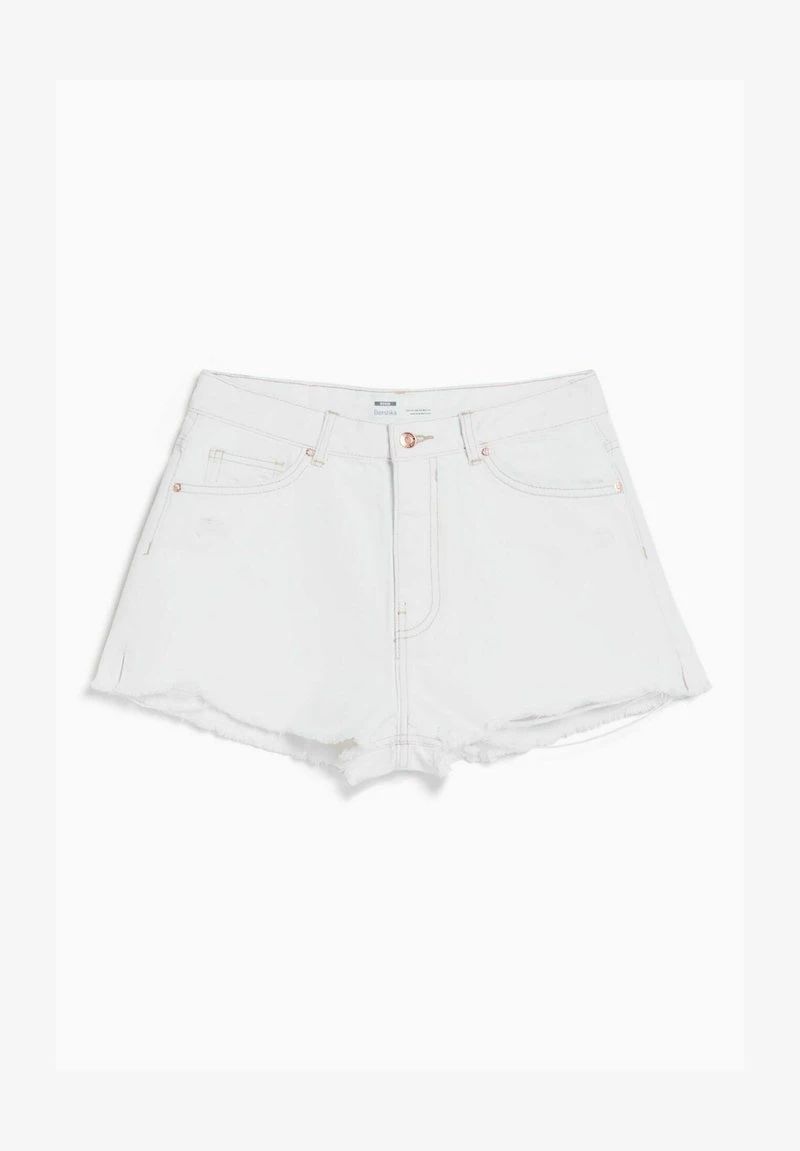 BERSHKA VINTAGE - Jeans Shorts - Off White 7 BERSHKA VINTAGE - Jeans Shorts - Off White – Bild 5