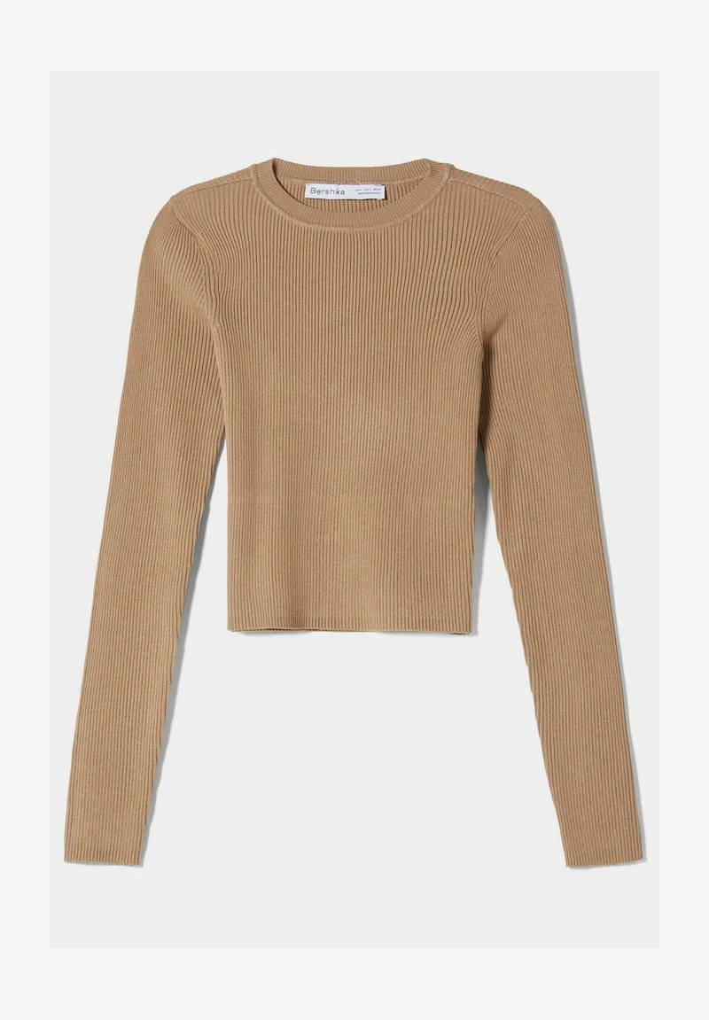 BERSHKA ROUND NECK 01785653 - Strickpullover - Camel 7 BERSHKA ROUND NECK 01785653 - Strickpullover - Camel – Bild 5
