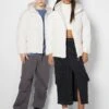 BERSHKA PUFFY - Winterjacke - White 1 BERSHKA PUFFY - Winterjacke - White -Bershka Verkaufsgeschäft e70e0599631247538f760bbd9e3fa247