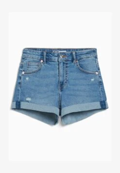 BERSHKA ROLL-UP - Jeans Shorts - Light-blue Denim 11 BERSHKA ROLL-UP - Jeans Shorts - Light-blue Denim -Bershka Verkaufsgeschäft e8f42d4018aa41b7a363b2f18961f50d