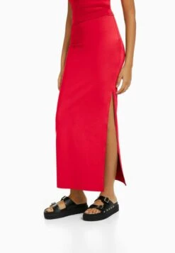 BERSHKA Maxirock - Red 11 BERSHKA Maxirock - Red -Bershka Verkaufsgeschäft e926684424e146b3b260aa719b09c22e