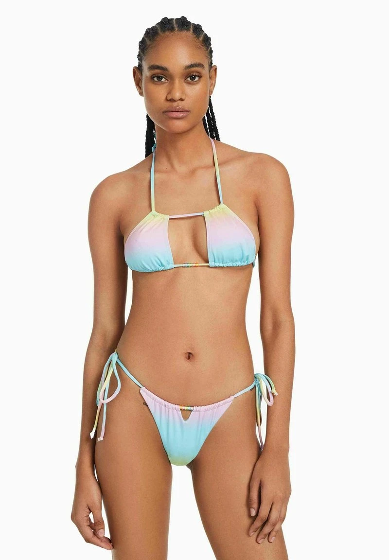BERSHKA OMBRÉ-EFFECT WITH BEAD DETAIL - Bikini-Hose - Yellow 3 BERSHKA OMBRÉ-EFFECT WITH BEAD DETAIL - Bikini-Hose - Yellow