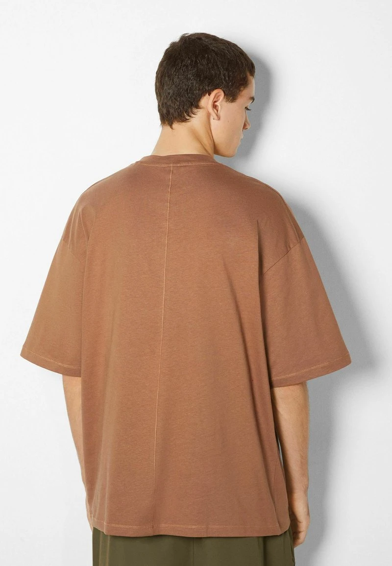 BERSHKA OVERSIZED SHORT SLEEVE - T-Shirt Basic - Mottled Orange 5 BERSHKA OVERSIZED SHORT SLEEVE - T-Shirt Basic - Mottled Orange – Bild 3