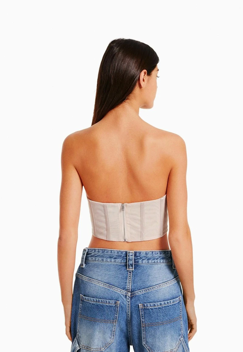 BERSHKA FLORAL PRINT - CORSET - Top - Pink 5 BERSHKA FLORAL PRINT - CORSET - Top - Pink – Bild 3