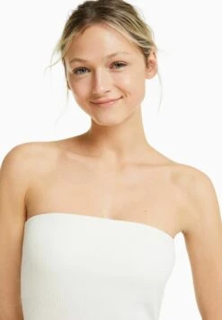 BERSHKA LONG - Maxikleid - White 11 BERSHKA LONG - Maxikleid - White -Bershka Verkaufsgeschäft eb8baff60b2045fa8cec8221da8b8e59