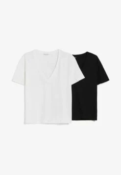 BERSHKA 2-PACK - REGULAR FIT SHORT SLEEVE - T-Shirt Basic - White 12 BERSHKA 2-PACK - REGULAR FIT SHORT SLEEVE - T-Shirt Basic - White -Bershka Verkaufsgeschäft ebad1fa37b5d4283a1aa1bd11a4cd49b