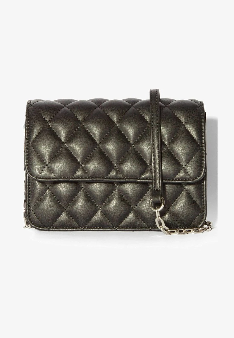 BERSHKA WITH CHAIN HANDLE - Umhängetasche - Black 5 BERSHKA WITH CHAIN HANDLE - Umhängetasche - Black – Bild 3