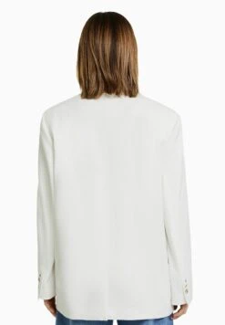 BERSHKA TAILORED CUT - Kurzmantel - White 10 BERSHKA TAILORED CUT - Kurzmantel - White -Bershka Verkaufsgeschäft ed0765bb023f4c5cb8755a7d5ab33d51
