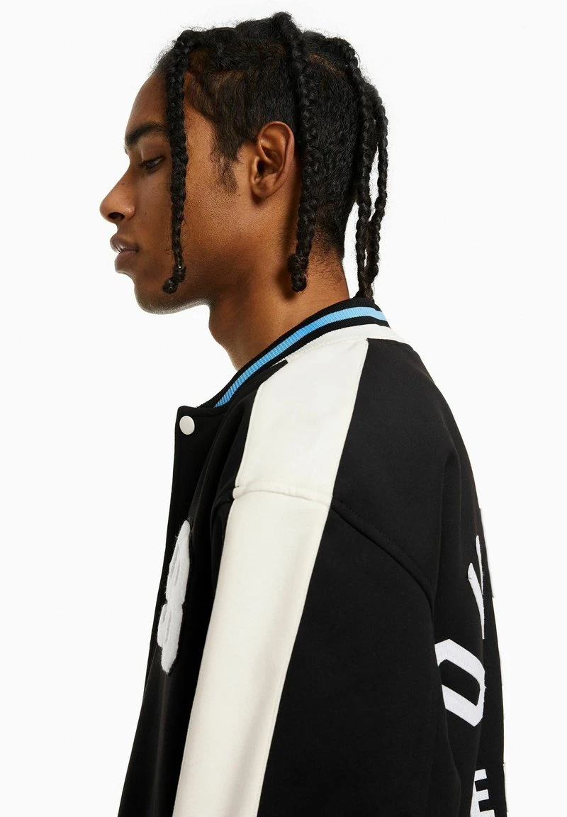 BERSHKA WITH PATCH - Bomberjacke - Black 6 BERSHKA WITH PATCH - Bomberjacke - Black – Bild 4