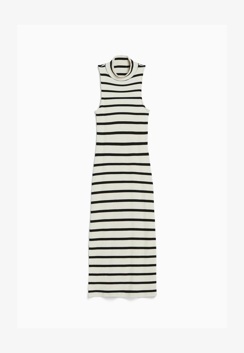 BERSHKA SLEEVELESS STRIPED - Strickkleid - Beige 7 BERSHKA SLEEVELESS STRIPED - Strickkleid - Beige – Bild 5