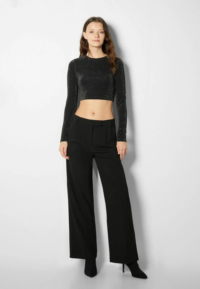 BERSHKA Langarmshirt - Black 4 BERSHKA Langarmshirt - Black – Bild 2