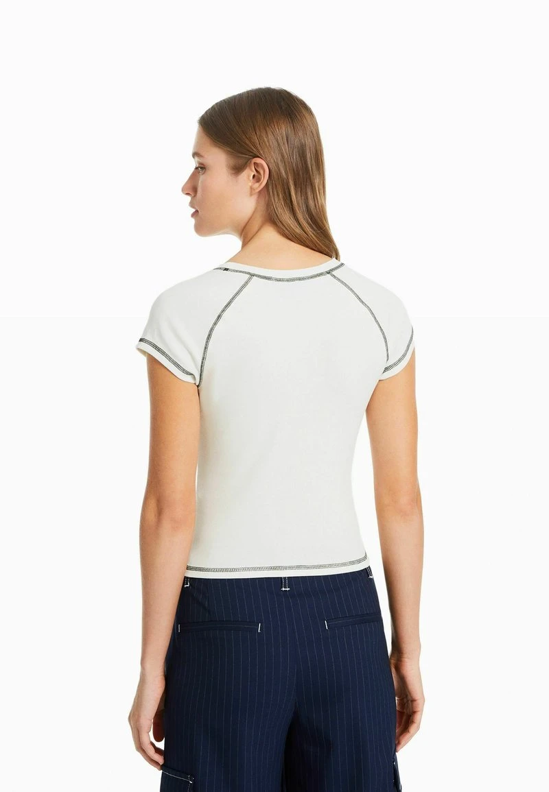 BERSHKA SHORT SLEEVE PRINT - ROLLING STONES - T-Shirt Print - Beige 5 BERSHKA SHORT SLEEVE PRINT - ROLLING STONES - T-Shirt Print - Beige – Bild 3