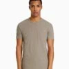 BERSHKA MUSCLE FIT SHORT SLEEVE - T-Shirt Basic - Grey -Bershka Verkaufsgeschäft f1c63a47a8794815b4a2e567471c104f