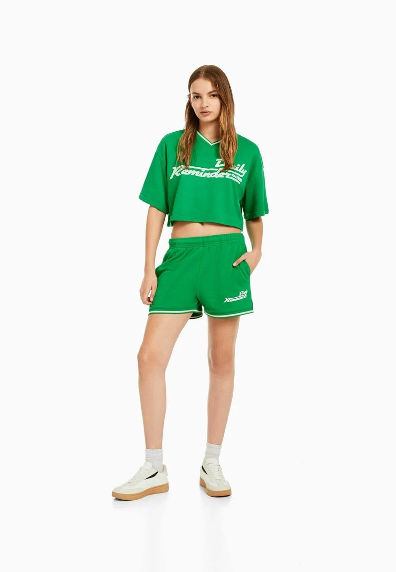 BERSHKA WITH TRIMS - Jogginghose - Evergreen 4 BERSHKA WITH TRIMS - Jogginghose - Evergreen – Bild 2