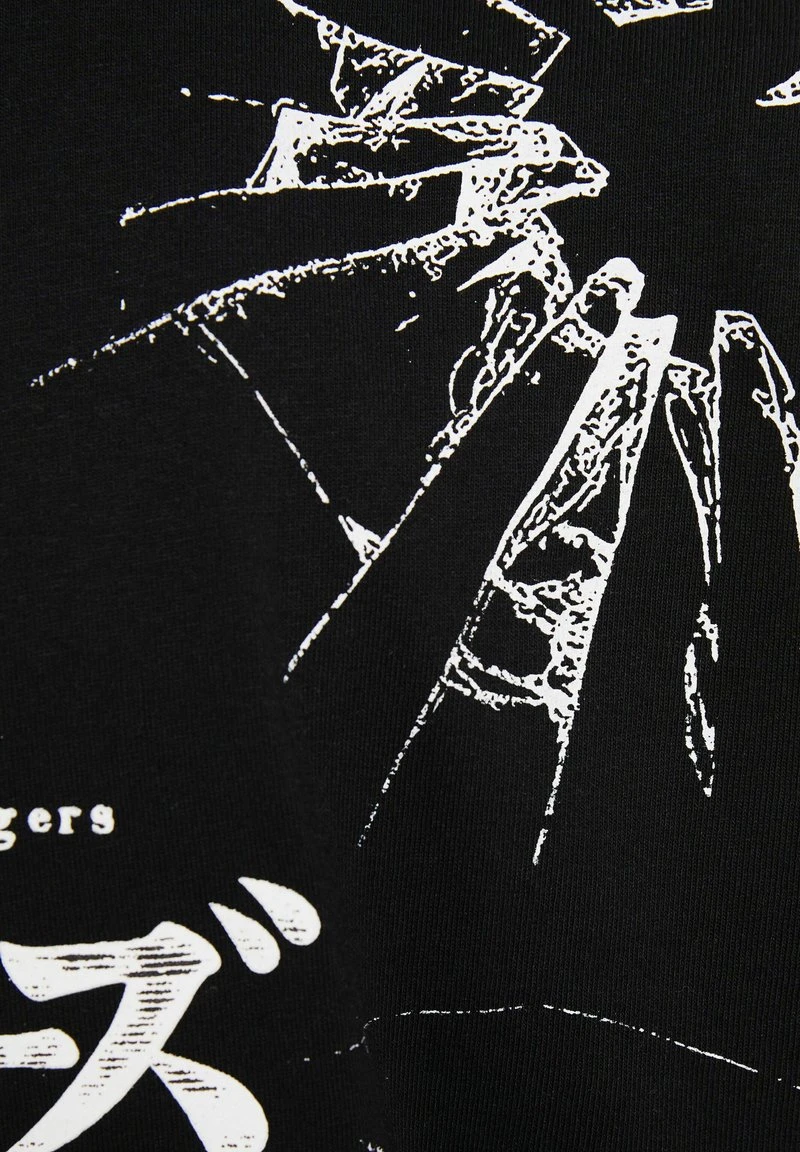 BERSHKA SHORT SLEEVE BOXY FIT - T-Shirt Print - Black 8 BERSHKA SHORT SLEEVE BOXY FIT - T-Shirt Print - Black – Bild 6