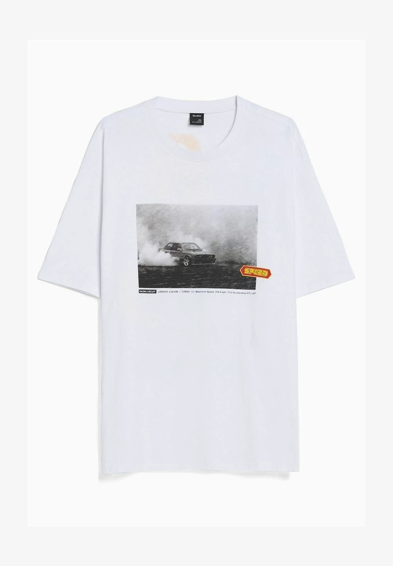 BERSHKA RACING - T-Shirt Print - Off White 7 BERSHKA RACING - T-Shirt Print - Off White – Bild 5